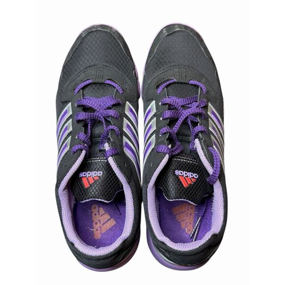 Adidas Women’s Size 10 Black Purple Athletic Running Sneakers Ortholite - Picture 3 of 11